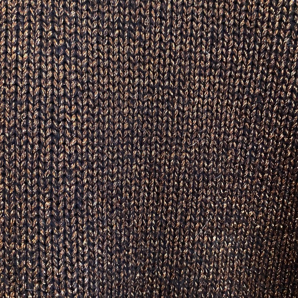 NWT LOFT Sweater in Wine Gold Shimmer - Picture 4 of 5